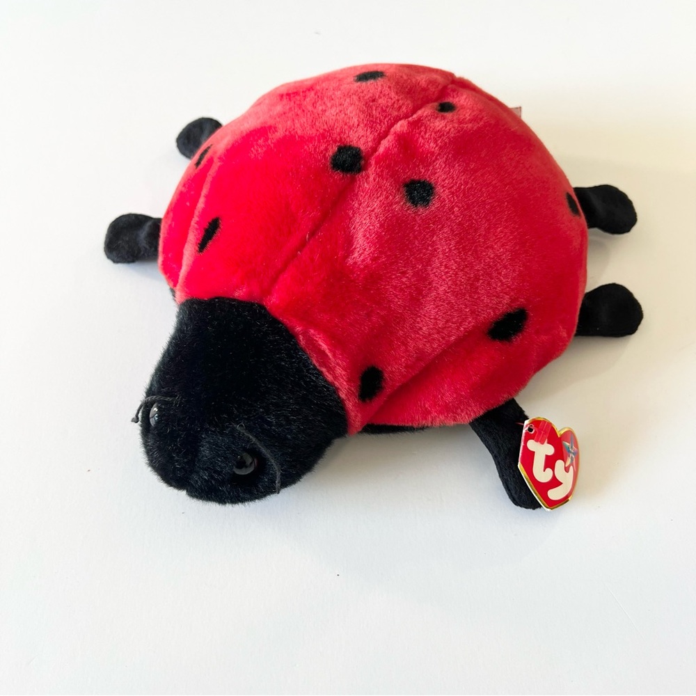 Vintage Beanie Buddy Lucky the Ladybug 1999 Ty
